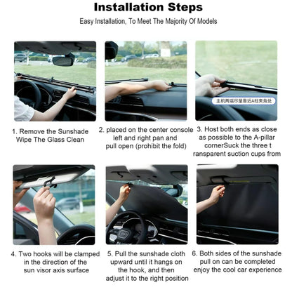 ELEVATED™｜Eclipse-Retractable Windshield Sunshade