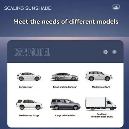 ELEVATED™｜Eclipse-Retractable Windshield Sunshade