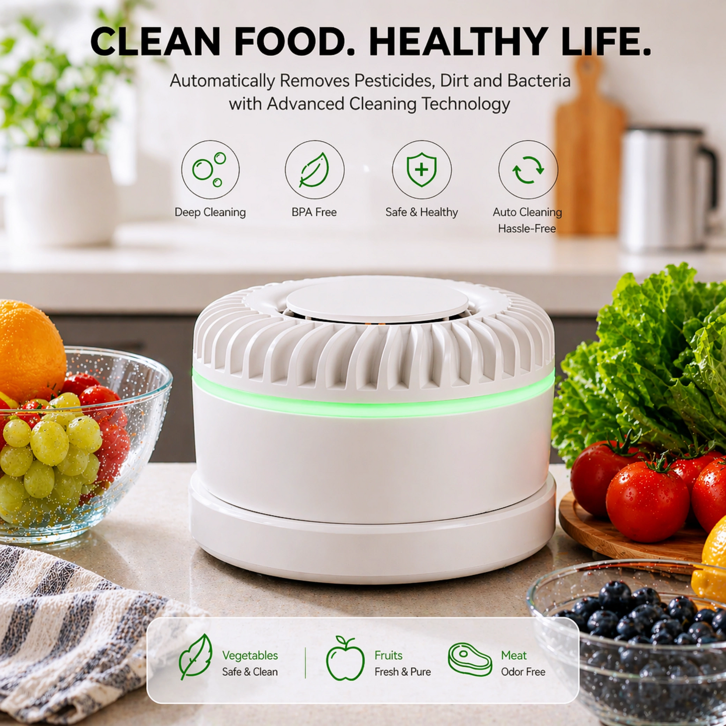 PureWash Pro-Food Purifier Washer